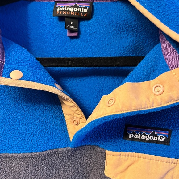 Patagonia Womens Synchilla Fleece Pullover Blue - Picture 4 of 6